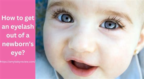 how to get hair out of newborn eye