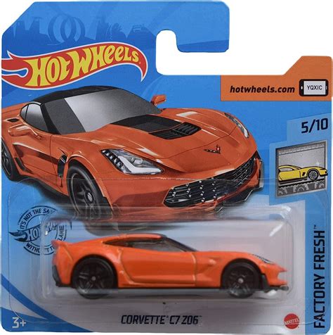 Hot Wheels Corvette C7 Z06 Factory Fresh 510 Short Card Toys And Games