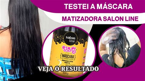 Testei A M Scara Matizadora Preta Da Salon Line Youtube