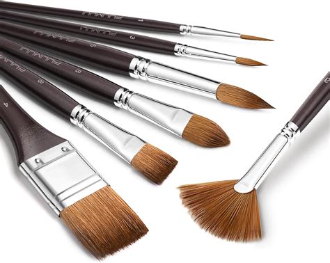 Amazon Sable Watercolor Brushes Professional Fuumuui Pcs