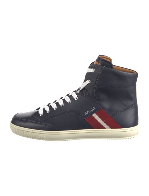 Bally Leather Sneakers - Blue Sneakers, Shoes - WB260728 | The RealReal