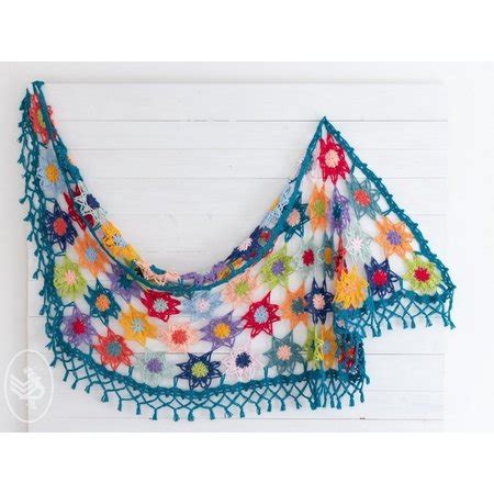 Durable Haakpakket Colourful Cosy Flower Shawl Wolwinkel Caros Atelier