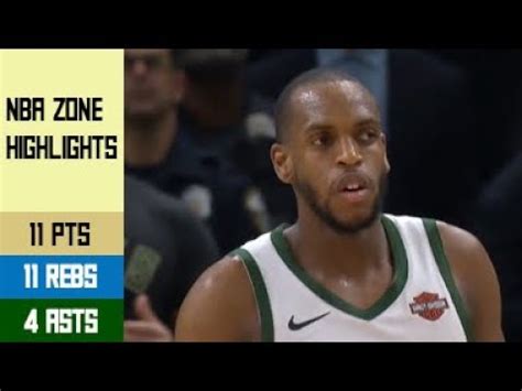 Khris Middleton Highlights Vs Raptors Cfg Pts Rebs Asts