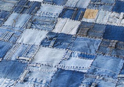 Pinterest Manualidades Patchwork Denim Patchwork Denim Rag Quilt