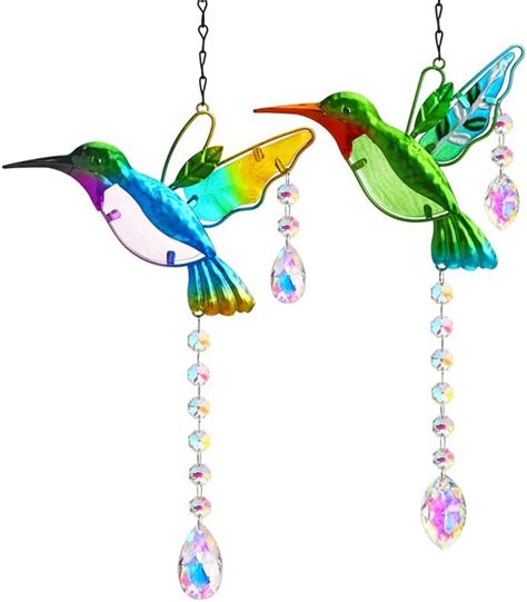 Amazon Hummingbird Sun Catcher With Crystal Crystal Prism