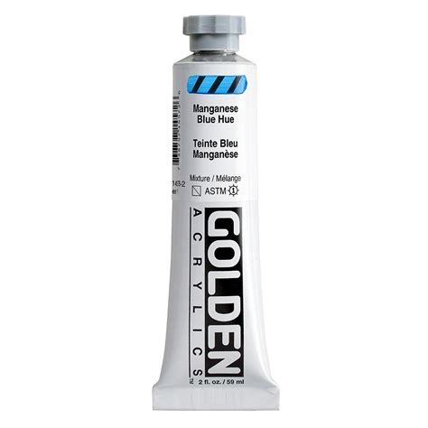 Heavy Body Acrylic Color Manganese Blue Hue Golden Artist Colors