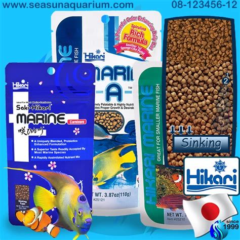 Hikari MarineS MarineA Saki Hikari Marine Carnivore 40g อาหารเมด