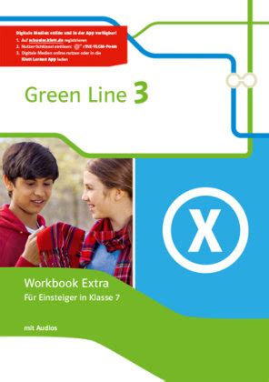 Green Line 3 Workbook Extra mit Audio CDs für Einsteiger in Klasse 7