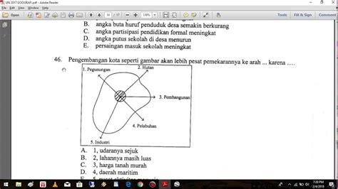 Kunci Jawaban Dan Pembahasan Un Geografi 2017