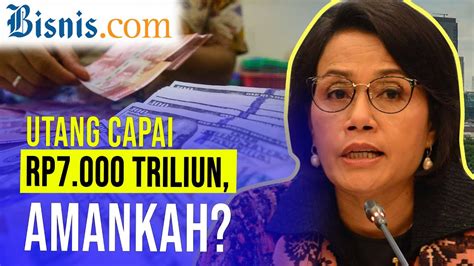 Sri Mulyani Laporkan Hutang Indonesia Yang Capai Rp Triliun Youtube