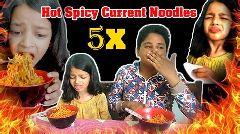 X Nuclear Fire Noodle Challenge Fun Together Peter Vs Eliza