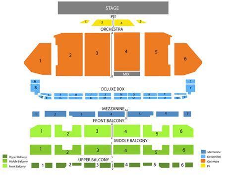 Fox Theatre Riverside Seating Chart