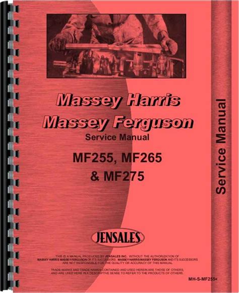 Massey Ferguson 265 Tractor Service Manual