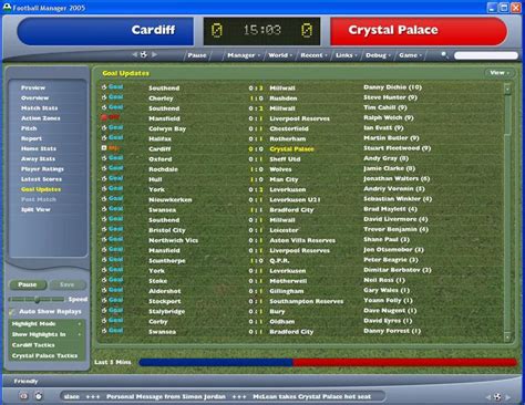 Football Manager 2005 Patch Download, Screenshots