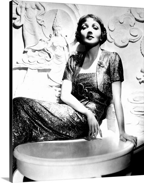 Claudette Colbert Vintage Publicity Photo Wall Art Canvas Prints