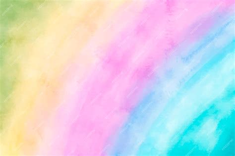 Premium Vector Watercolor Rainbow Background Design