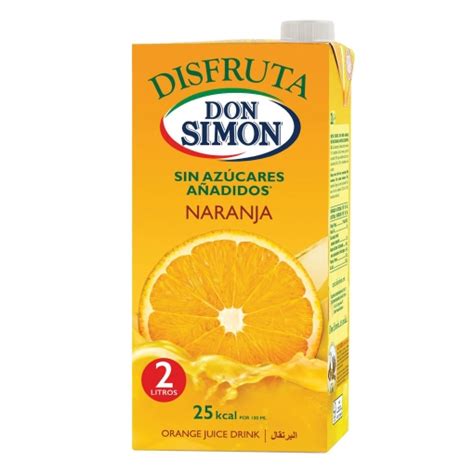 Zumo D Simon Disfruta Naranja Brik Lt Supermercados El Cabo