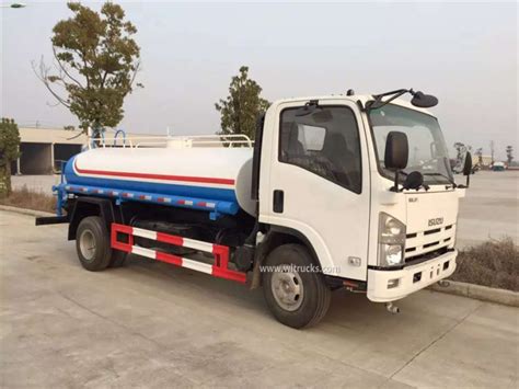 Isuzu Npr 6000L Water Sprinkler Truck Fuel Truck Sewage Suction Truck