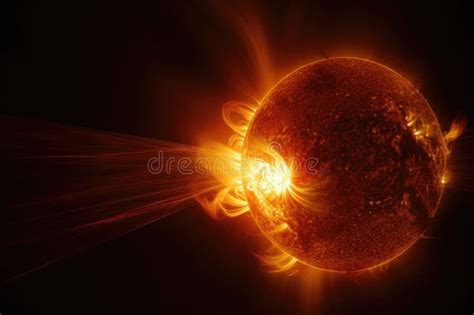 Solar Flare Seen From Close Up With The Sun S Corona Visible In The