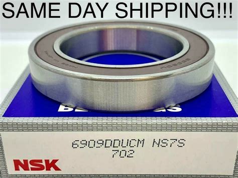 6909 2RS NSK JAPAN Two Side Rubber Seals Bearing 6909 Rs Ball Bearings