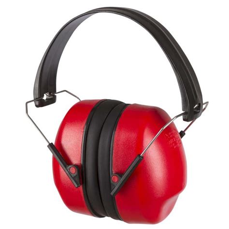 Casque Antibruit Pliable Valeur D Att Nuation Snr Db Rouge