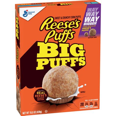 Reese's Puffs Big Puffs cereal have arrived on Walmart shelves