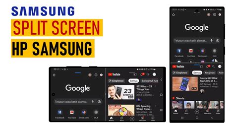 Cara Split Screen Samsung Cara Membagi Layar HP Samsung Menjadi 2