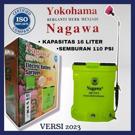 Jual Tangki Elektrik Nagawa 16liter Alat Semprot Hama Yokohama Tangki