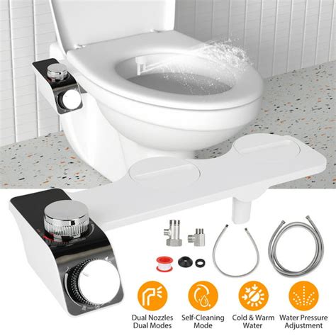 Bidet Attachment For Toilet Imountek Self Cleaning Dual Nozzle Non