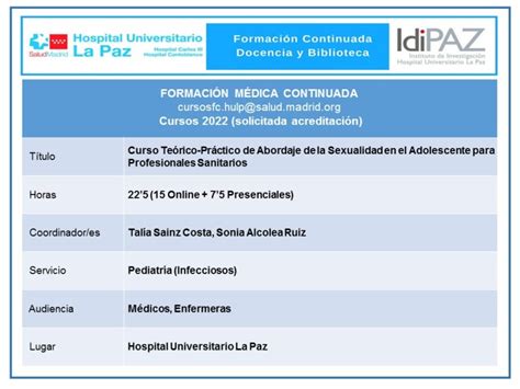 C20422 Curso Teórico Práctico De Abordaje De La Sexualidad En El Adolescente Para