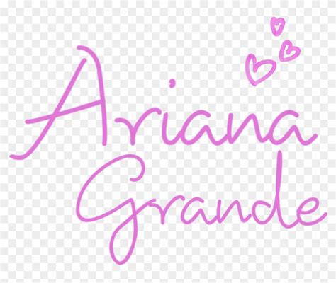 Ariana Grande Text Png