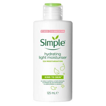 Simple Hydrating Light Moisturiser 125ml Uk Emporium Johannesburg