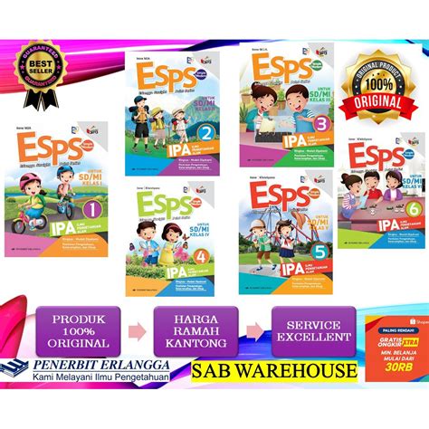 Jual Buku Esps Ipa Sd Mi Kls K N Penerbit Erlangga