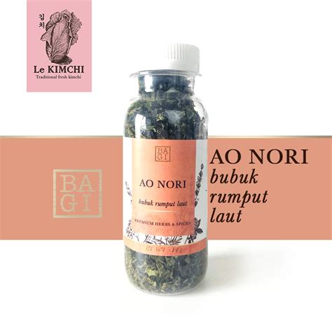 Jual Ao Nori Bubuk Premium Seaweed Powder Bagi Rumput Laut Bubuk