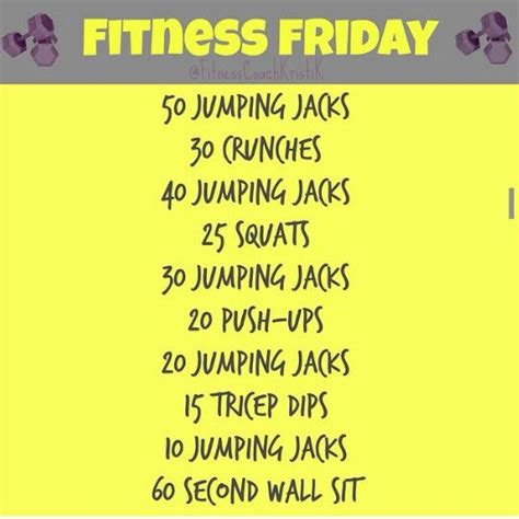 Or Any Day Friday Workout Fun Workouts Workout Challenge