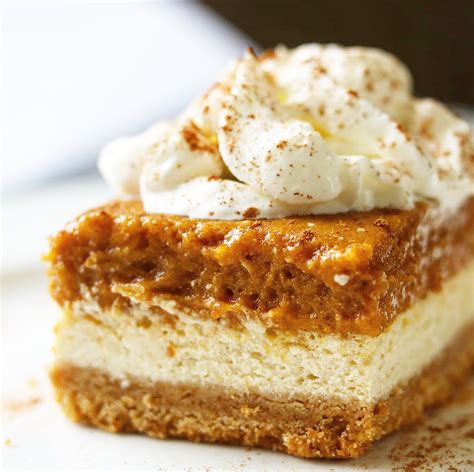 Easy Pumpkin Cheesecake Bars The 2 Spoons