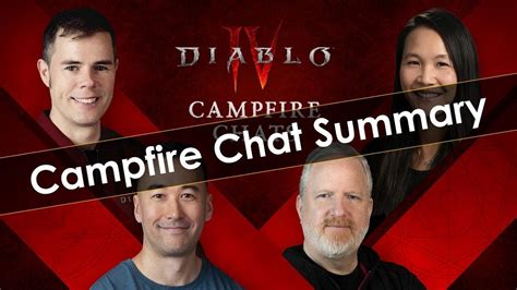 Diablo 4 Campfire Chat Summary Recap