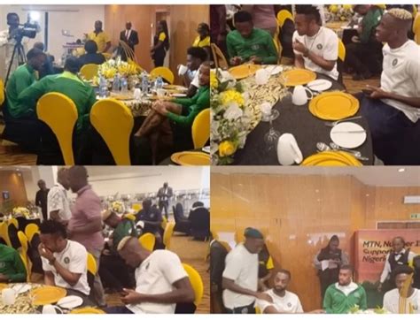 Tinubu Hosts Super Eagles At Presidential Villa