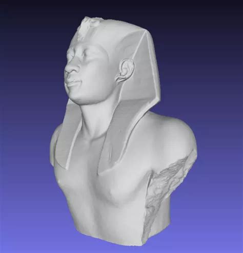 Pharaoh Amasis Ancient Egypt 3d Printed Bust Statue Figure Sculpture