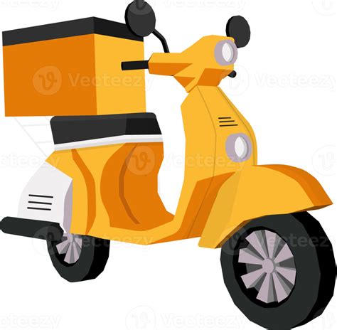 Scooter Illustration On Transparent Background 12289535 Png