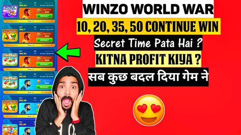 Winzo World War 10 20 35 50 Trick Winzo World War Winning Trick