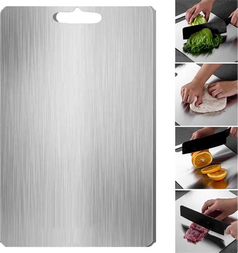 Titanium Cutting Board Taima Titanium Cutting Board Stainless Steel