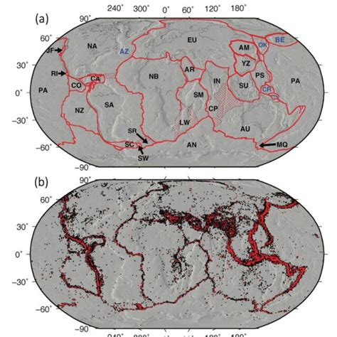 A Morvel Plate Tectonics Model From Demets Et Al Showing