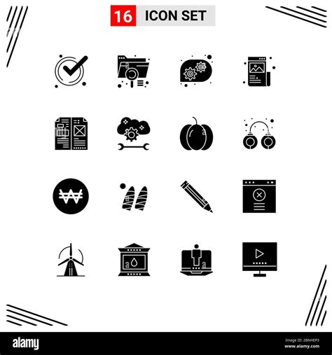 Stock Vector Icon Pack Of Line Signs And Symbols For Book Graphic