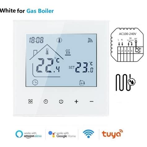 Chaudi Re Gaz Wt Tuya Thermostat Intelligent Wifi Pour Sol Chaud