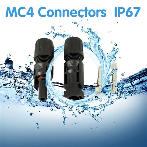 100pair Mc4 Solar Dc Connector Ip67 Waterproof Male Female Connector U Ecgsolax