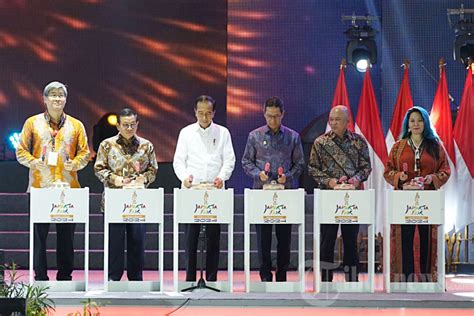 Presiden Jokowi Buka Jakarta Fair Kemayoran Foto