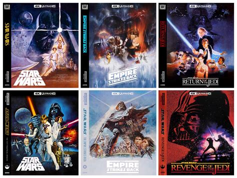 Custom 4k Blu Ray Covers I Made For The Star Wars Original Trilogy