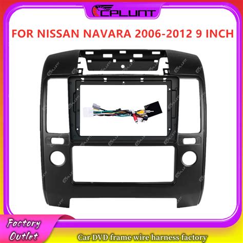 CPLUNT 2 Din Car Stereo Radio Frame Fascia Adapter For NISSAN NAVARA