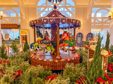 Disneys Beach Club Gingerbread Carousel Is Officially Here